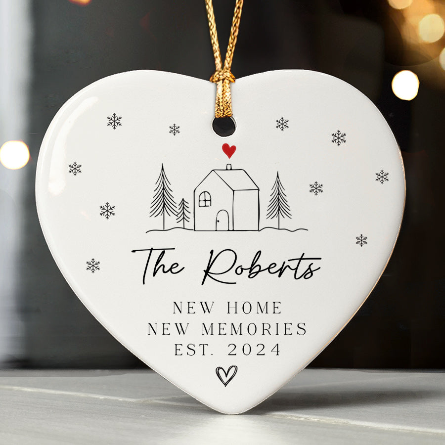 New Home Ornament Personalized