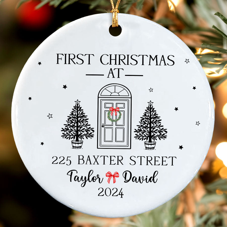 Personalized New Home Christmas Ornaments