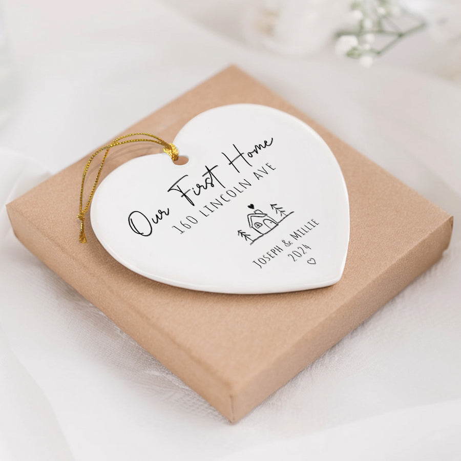 First Christmas in Our New Home Ornament