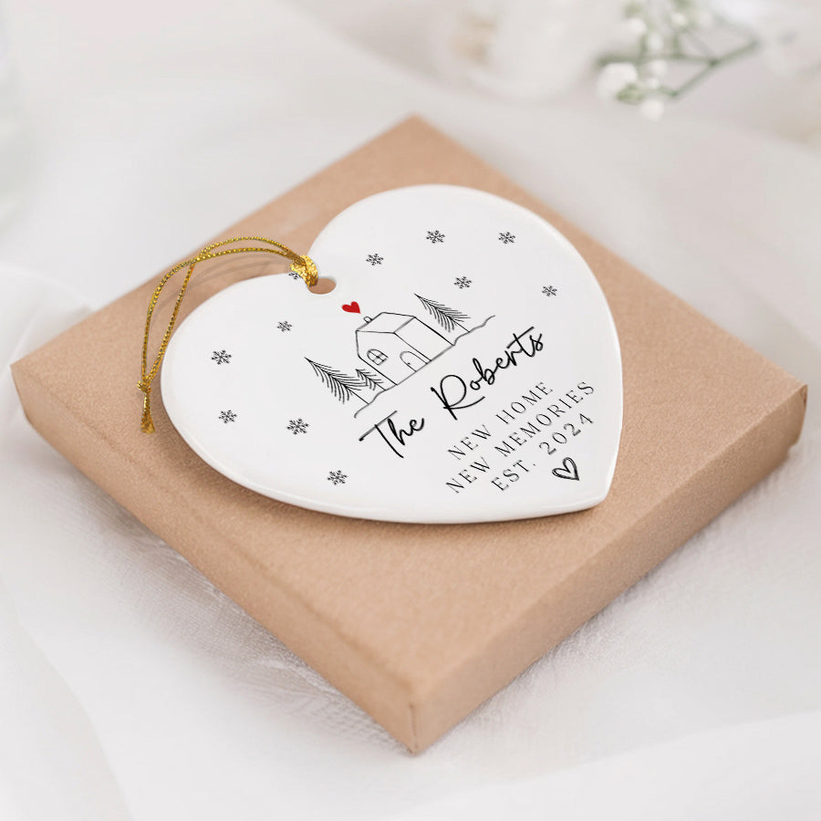 New Home Ornament Personalized