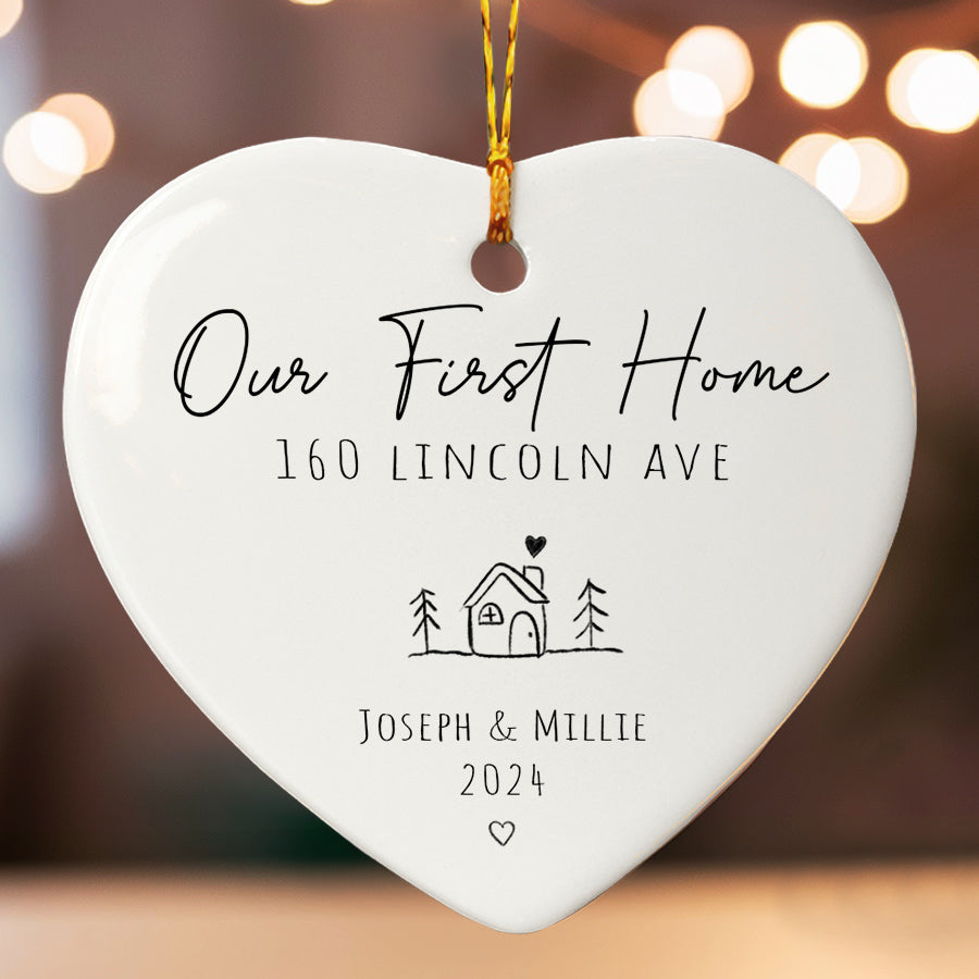 First Christmas in Our New Home Ornament