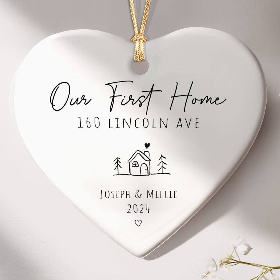 First Christmas in Our New Home Ornament