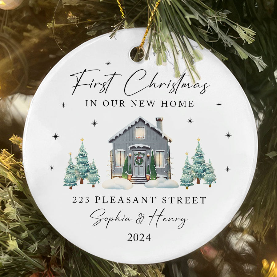 Personalized New Home Ornament