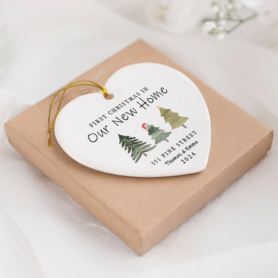 Personalized New Home Christmas Ornaments