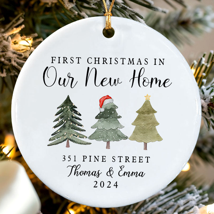 New Home Ornament Personalized
