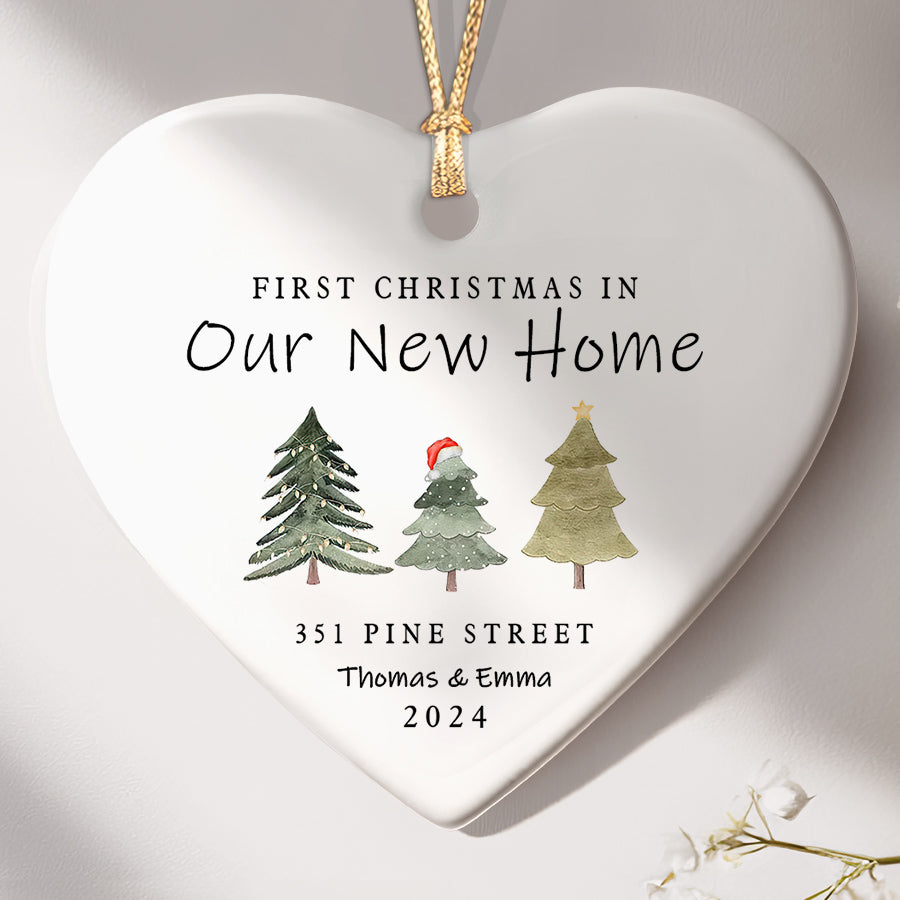 Personalized New Home Christmas Ornaments