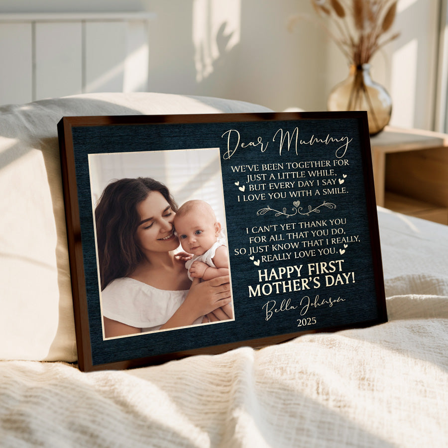 1st Mothers Day Canvas Gift