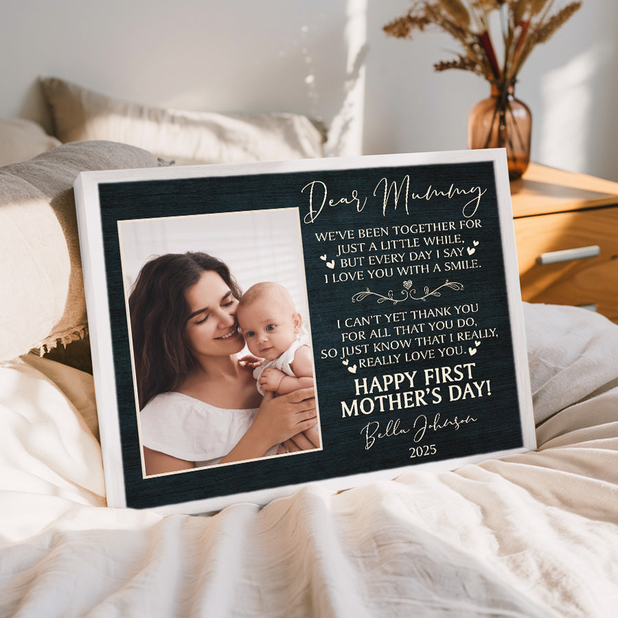 1st Mothers Day Canvas Gift