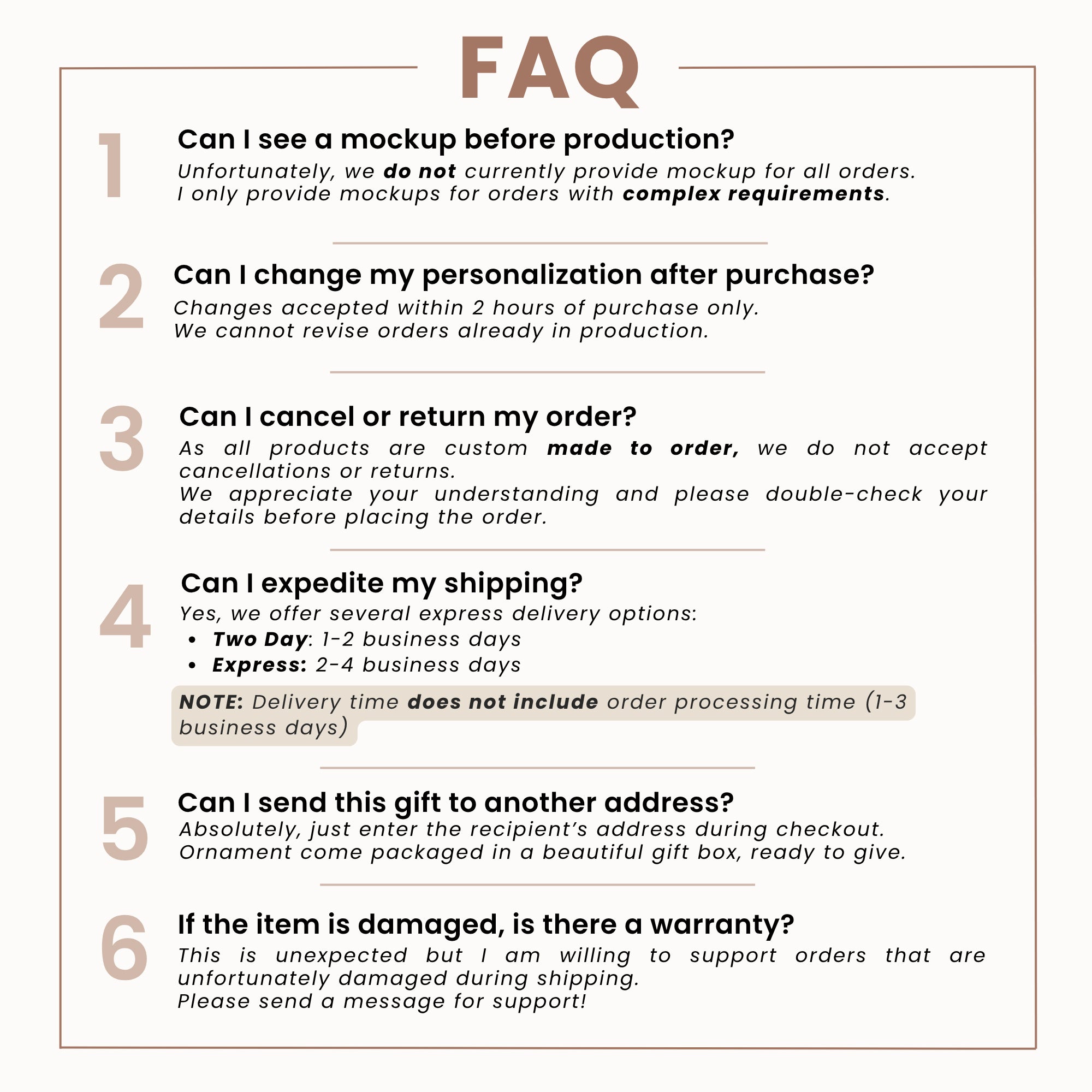 Custom Six Seven 67 Christmas Ornament 2025