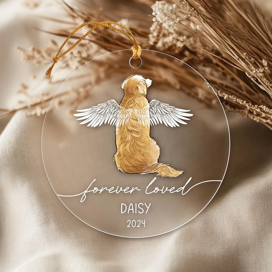 Dog Memorial Ornament