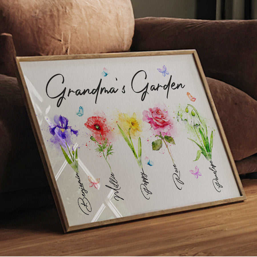 Mother's Day Canvas For Grandma