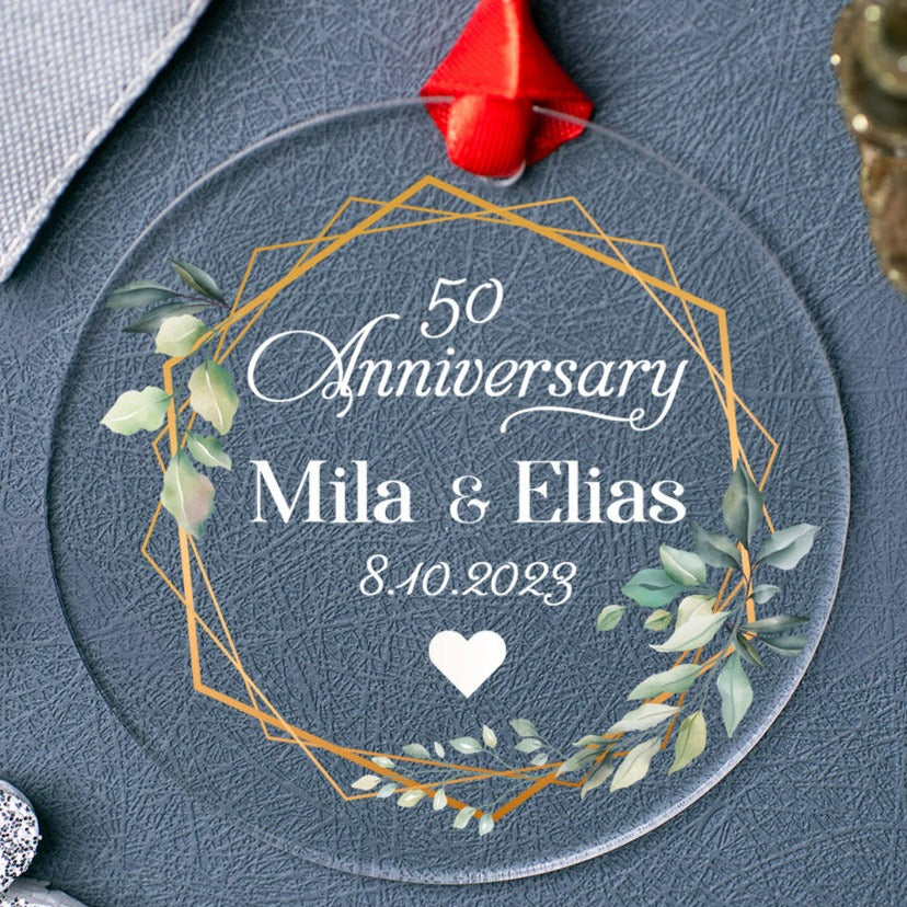 Personalized Anniversary Ornaments