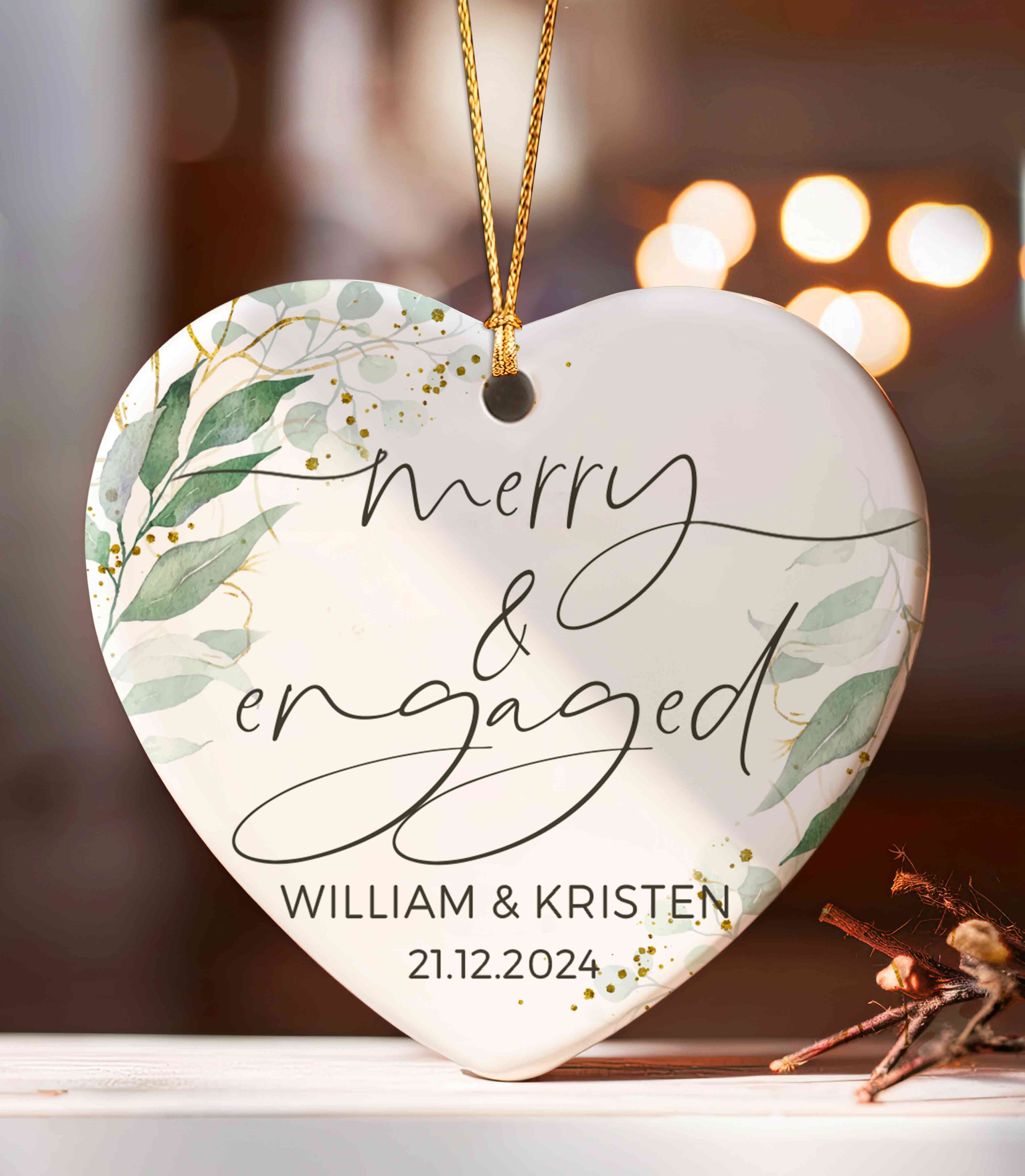 Heart Shape 1-side Printed