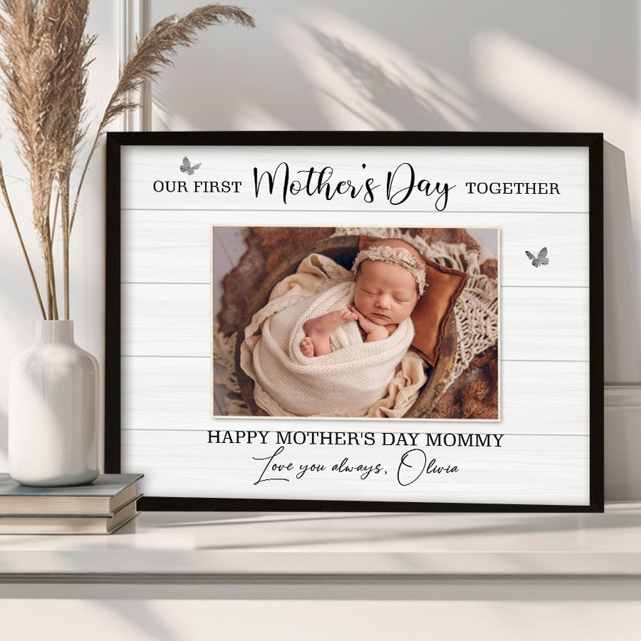 Our First Mothers Day Together Canvas