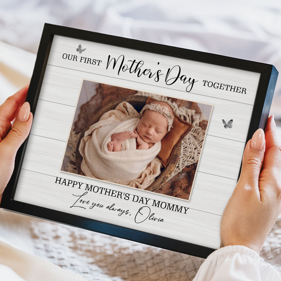 Our First Mothers Day Together Canvas