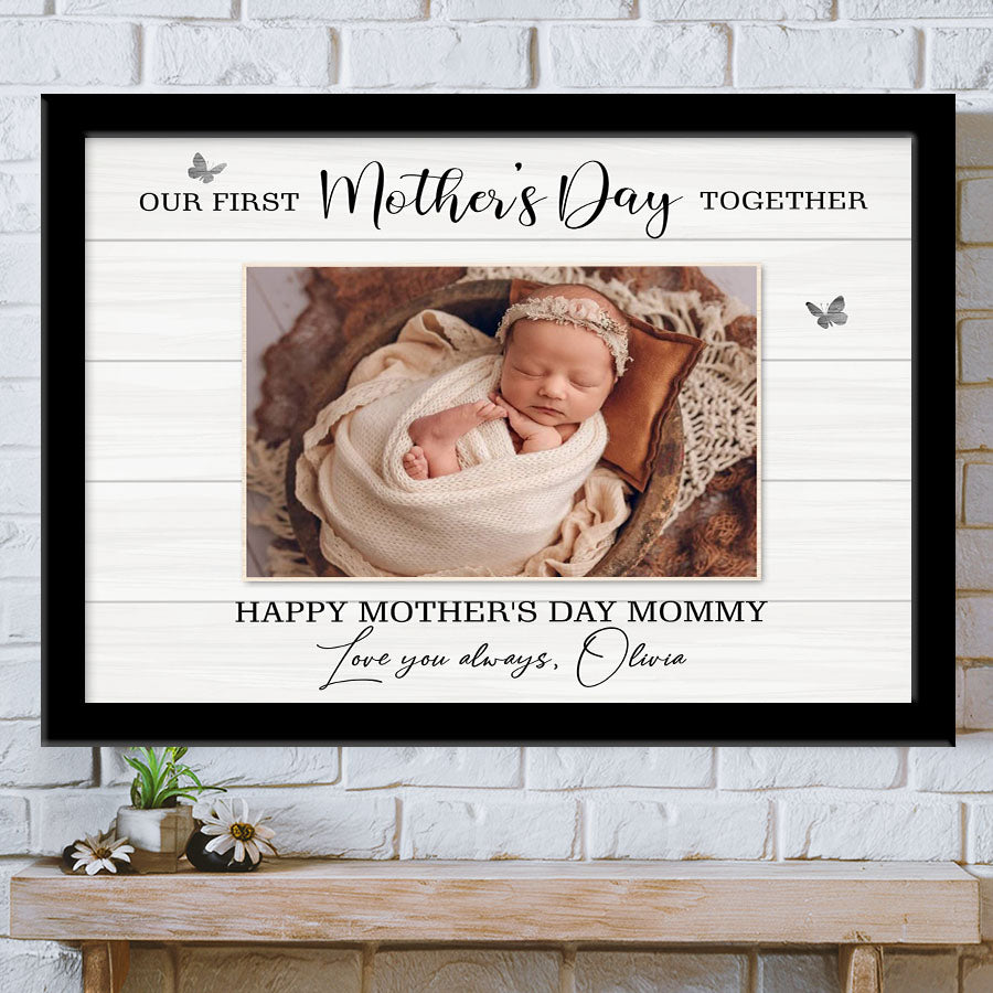 Our First Mothers Day Together Canvas