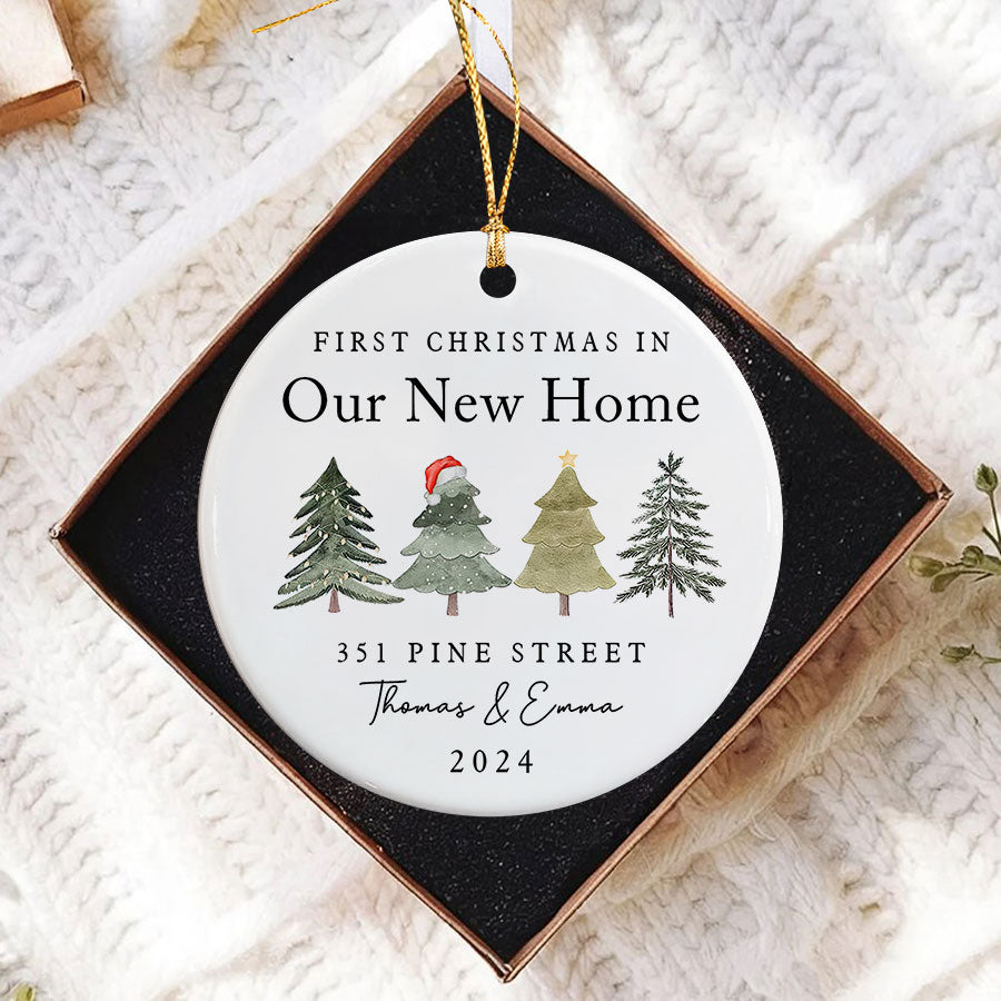 Custom Christmas Ornaments New Home