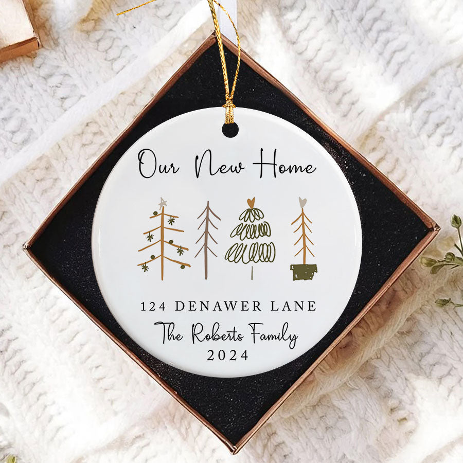 Personalized New Home Christmas Ornaments