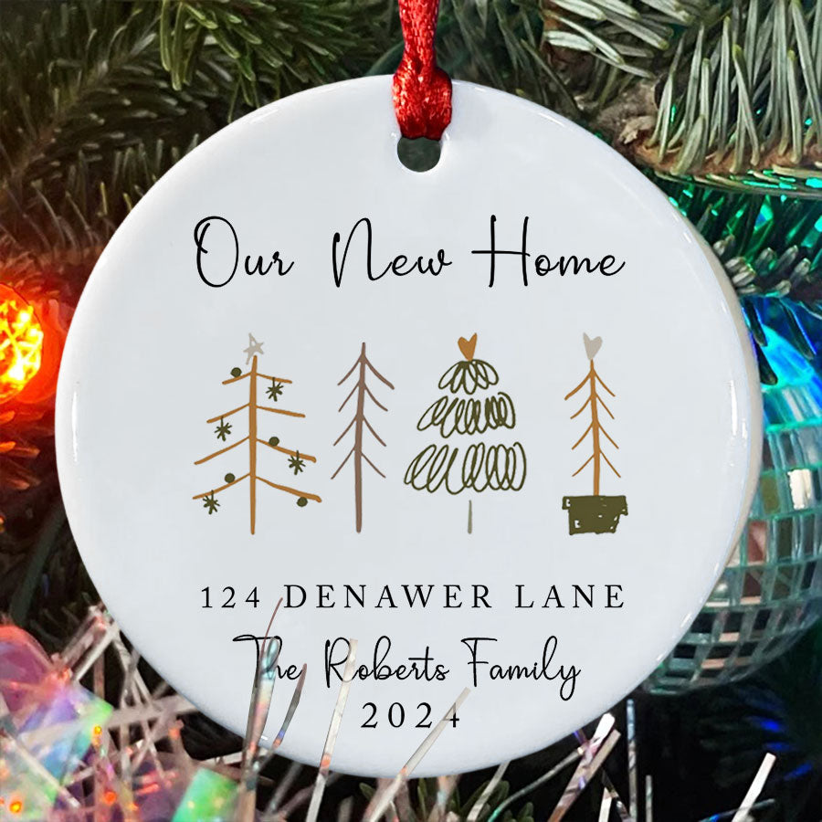 Personalized New Home Christmas Ornaments