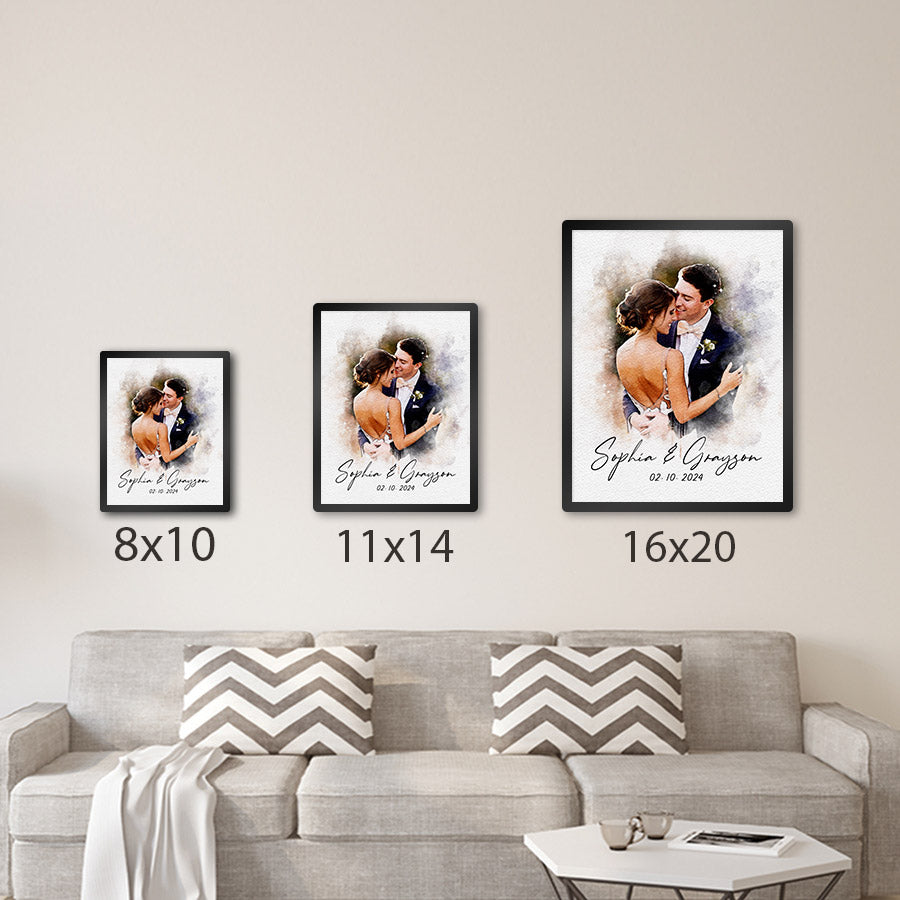 Watercolor Canvas Prints from Photos