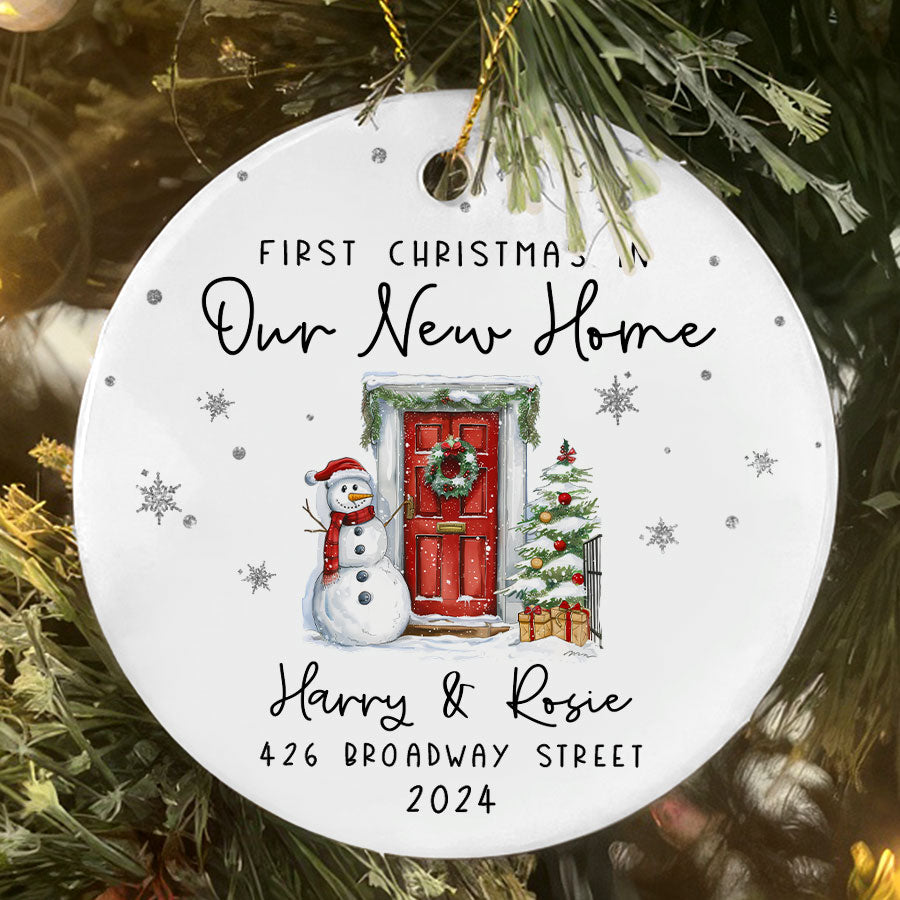 Personalized New Home Christmas Ornaments