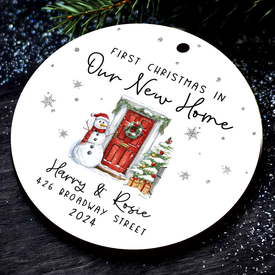 Personalized New Home Christmas Ornaments