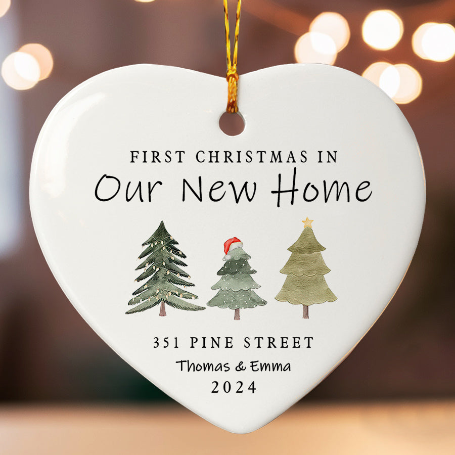 Personalized New Home Ornament