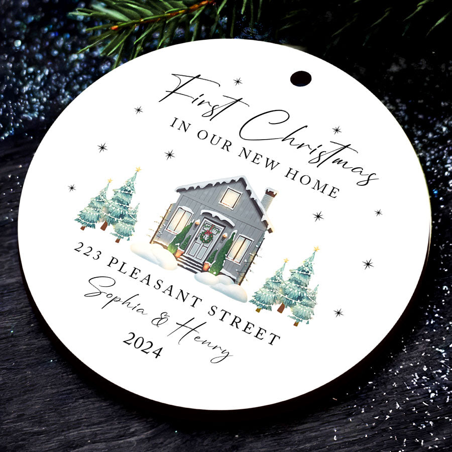 New Home Ornament Personalized