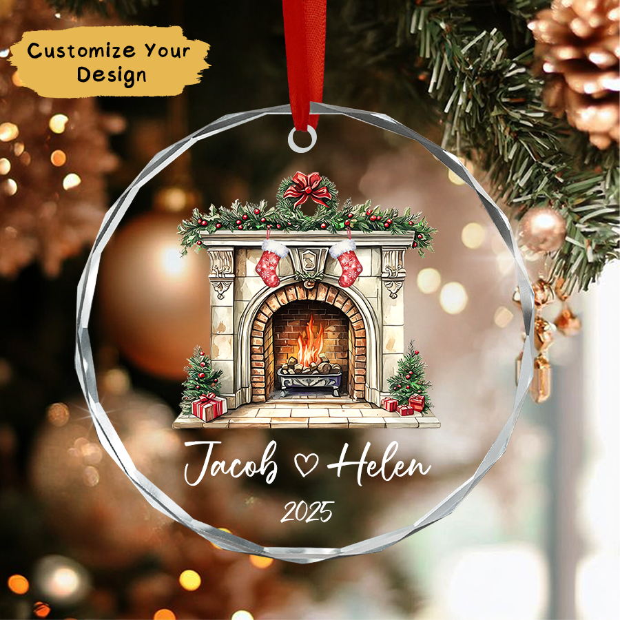 Personalized Couple Christmas Ornament 2025, Couple Keepsake