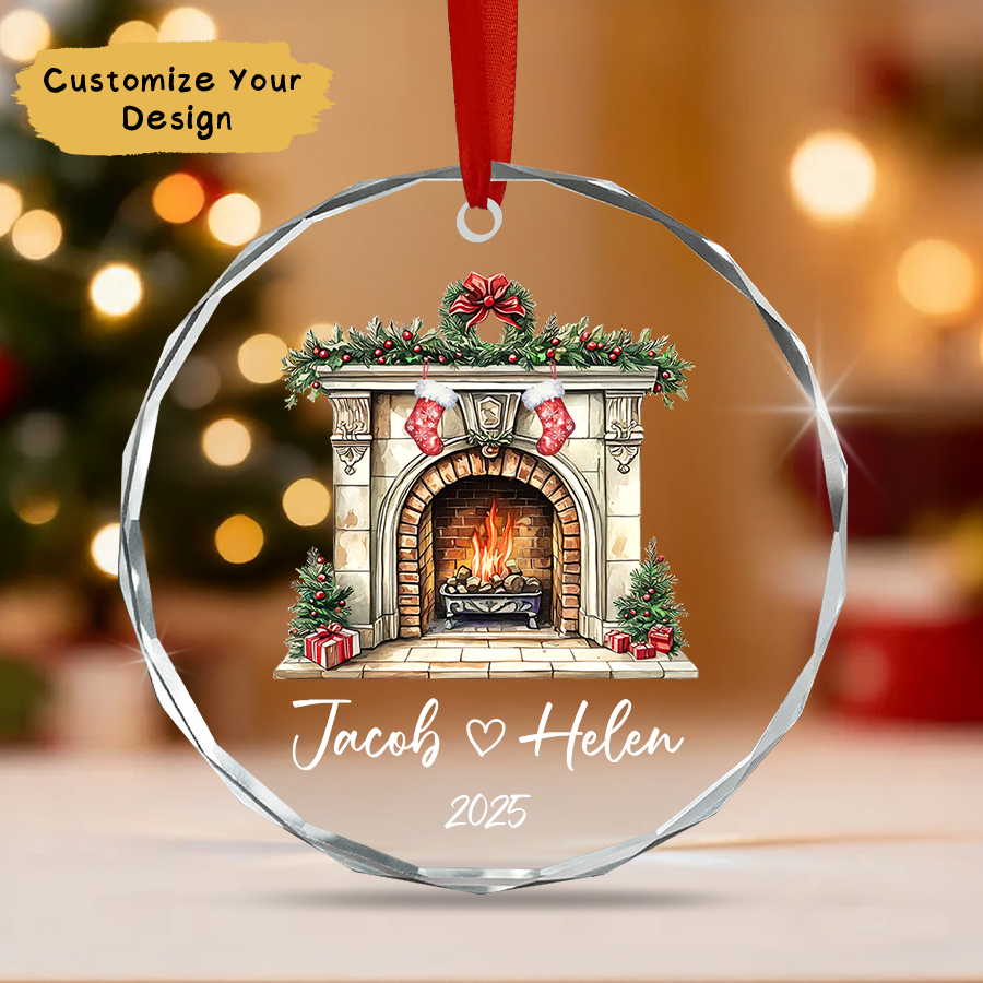 Personalized Couple Christmas Ornament 2025, Couple Keepsake