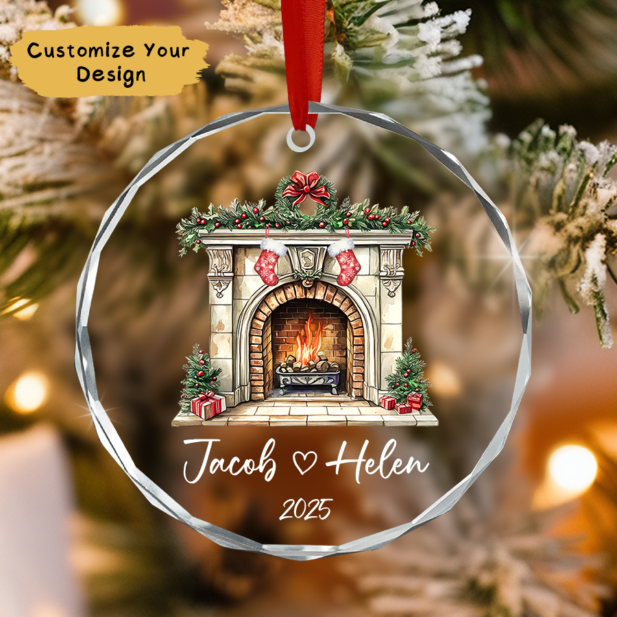 Personalized Couple Christmas Ornament 2025, Couple Keepsake
