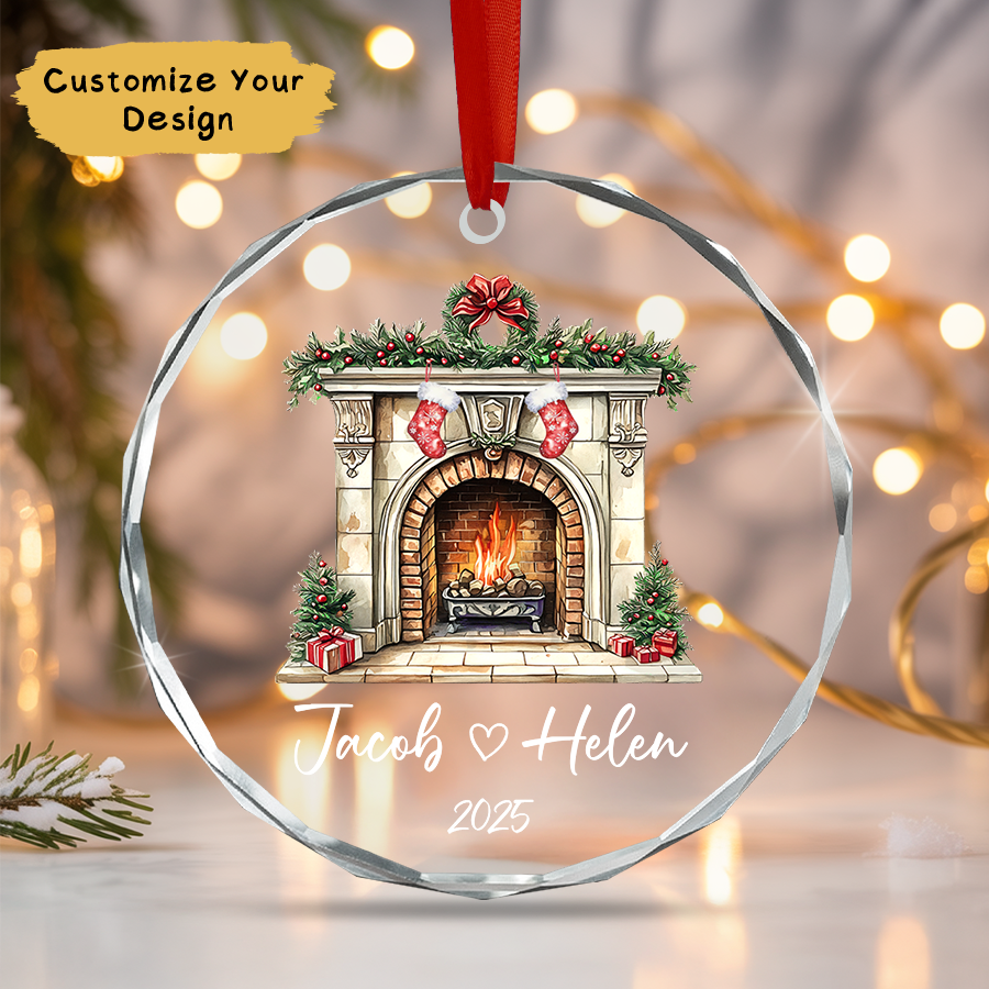 Personalized Couple Christmas Ornament 2025, Couple Keepsake