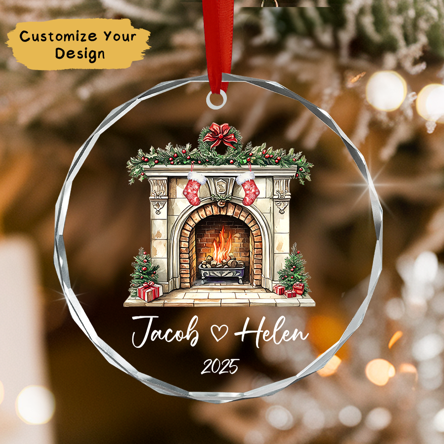Personalized Couple Christmas Ornament 2025, Couple Keepsake