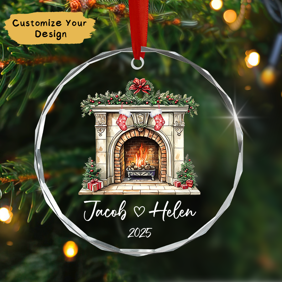 Personalized Couple Christmas Ornament 2025, Couple Keepsake