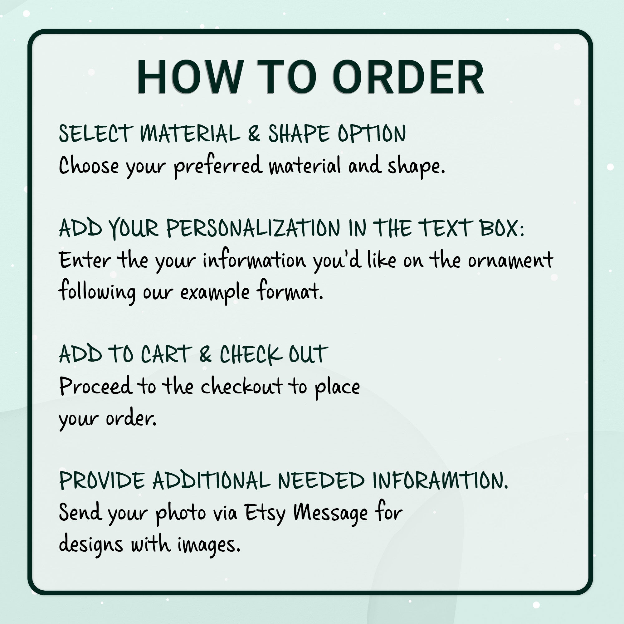 Personalized Couple Christmas Ornament, Watercolor Photo Ornament