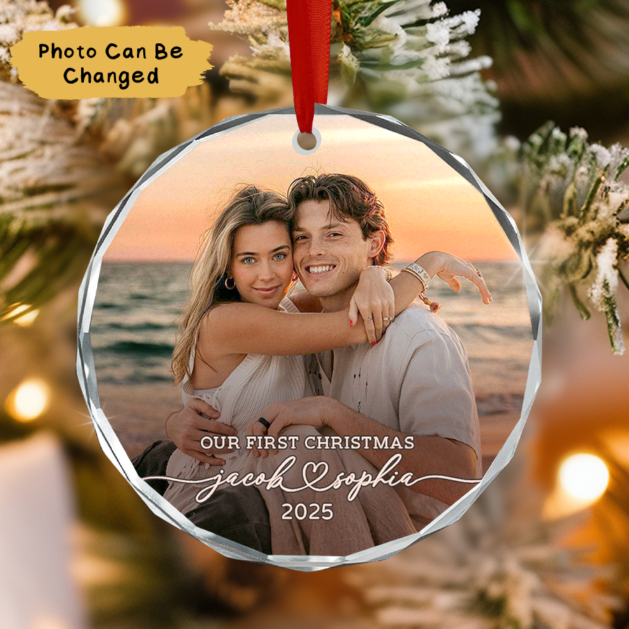 Personalized Couple Christmas Ornament