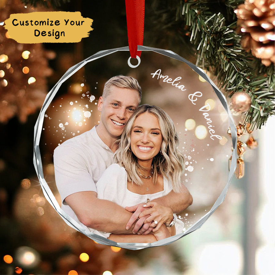 Personalized Our First Christmas Couple Ornament 2025, Couple Together Ornament