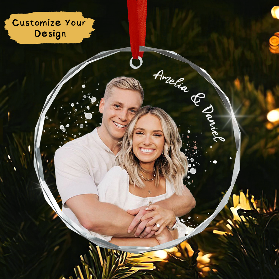 Personalized Our First Christmas Couple Ornament 2025, Couple Together Ornament