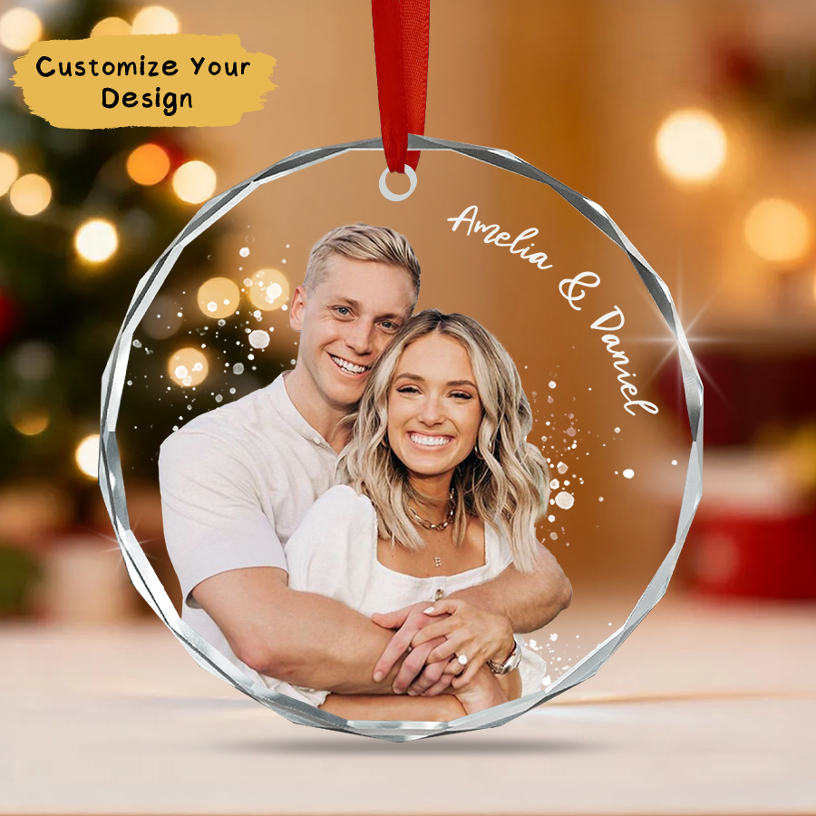 Personalized Our First Christmas Couple Ornament 2025, Couple Together Ornament