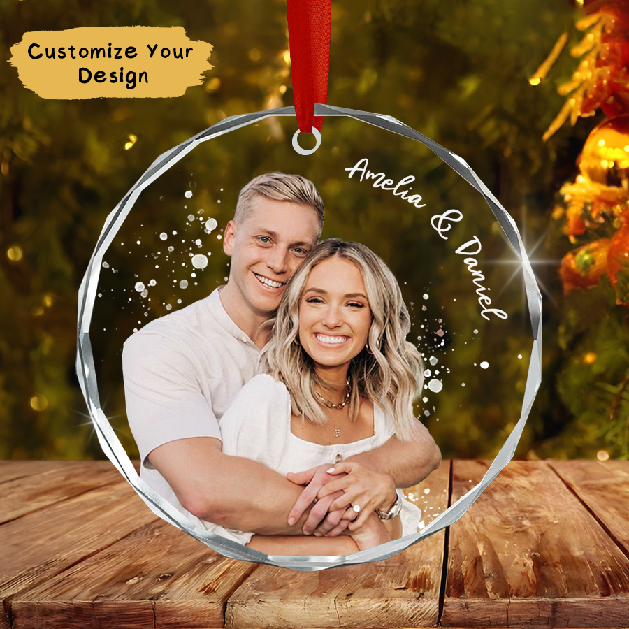 Personalized Our First Christmas Couple Ornament 2025, Couple Together Ornament