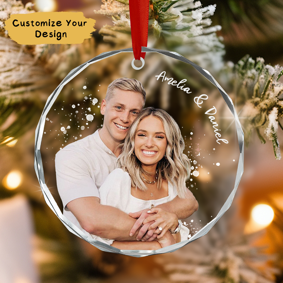Personalized Our First Christmas Couple Ornament 2025, Couple Together Ornament