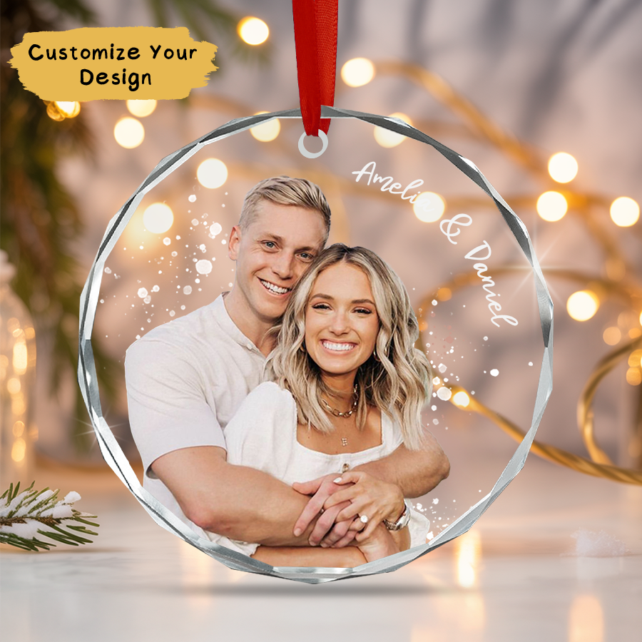 Personalized Our First Christmas Couple Ornament 2025, Couple Together Ornament