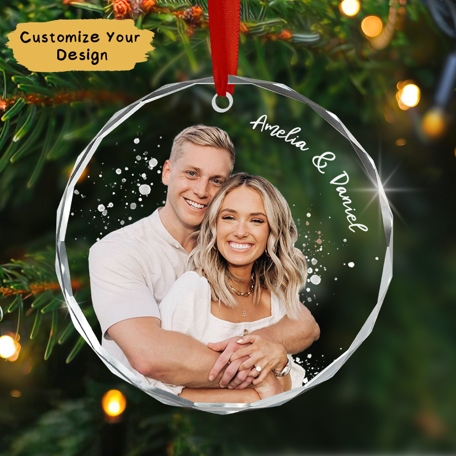 Personalized Our First Christmas Couple Ornament 2025, Couple Together Ornament