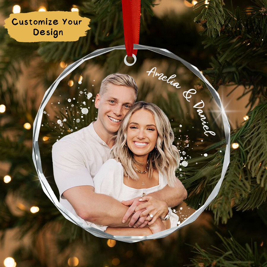 Personalized Our First Christmas Couple Ornament 2025, Couple Together Ornament