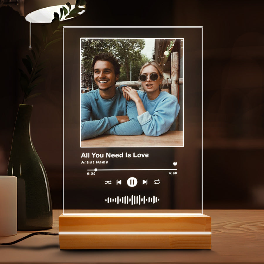 Photo Song Plaque Anniversary Gift