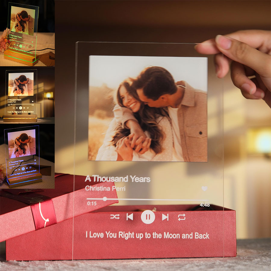Song Plaque With Picture Anniversary Gift | Plaque With Song And ...