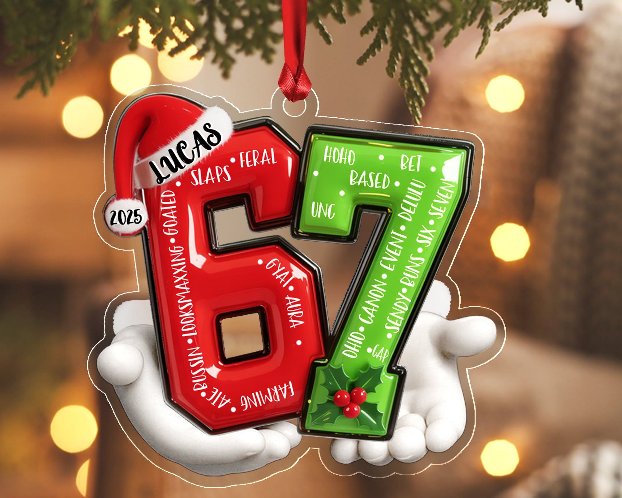 Custom 67 Ornament 2025