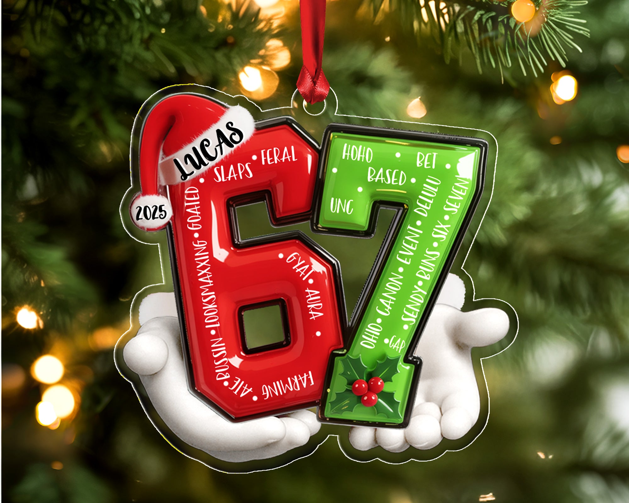 Custom 67 Ornament 2025