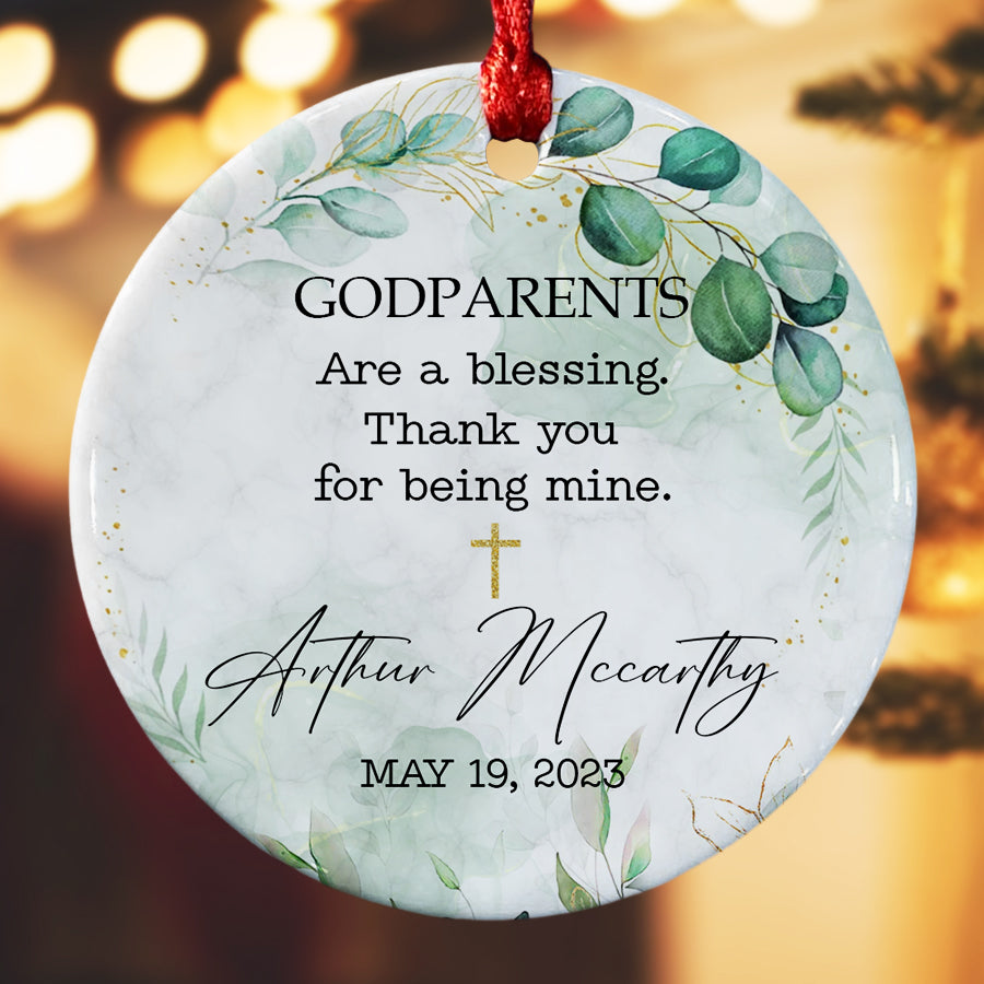 Baptism Ornament Personalized