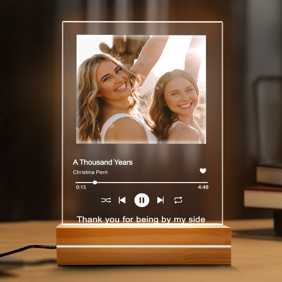 Custom Acrylic Song Plaque Gift